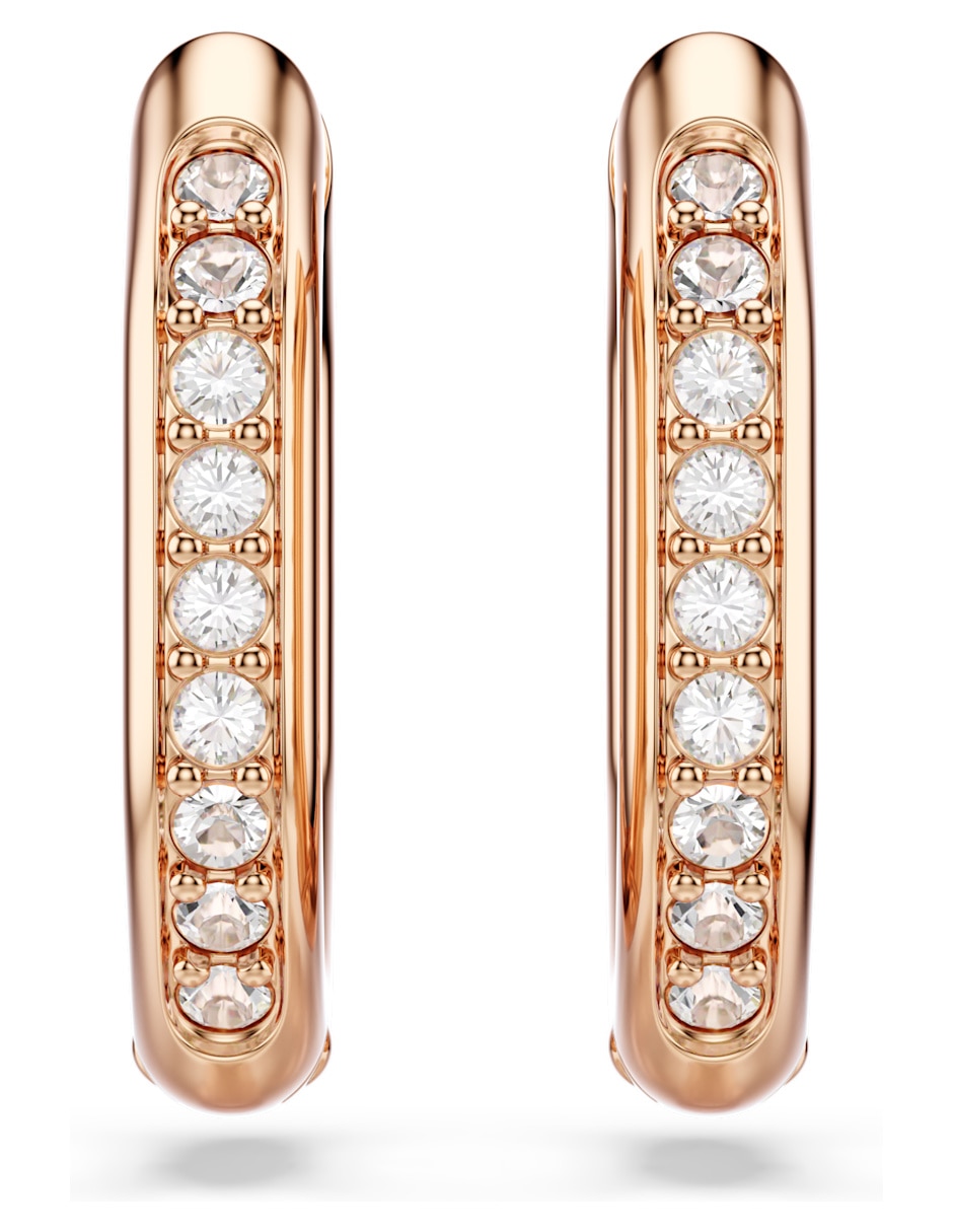 Aretes Huggies Octagonal Dextera Con Acabado Brillante 2