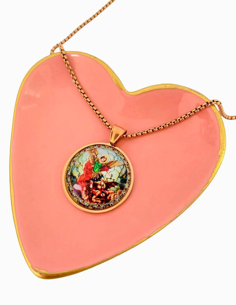 Collar con dije de ángel 14 K 5