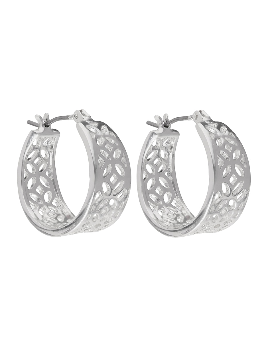 Arracadas Openwork con acabado pulido
