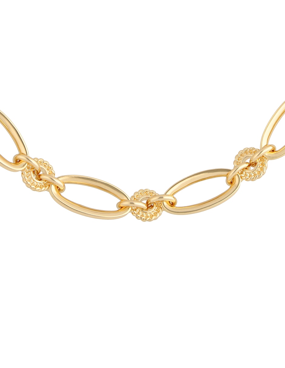Collar no aplica "de (si aplica)" eslabones golden links "de" aleación metálica sin kilataje 1