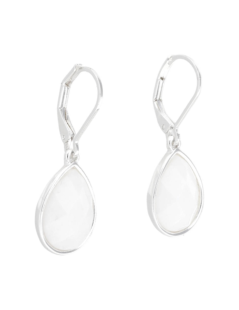 Aretes Largos De Gota Con Acabado Esmaltado 2