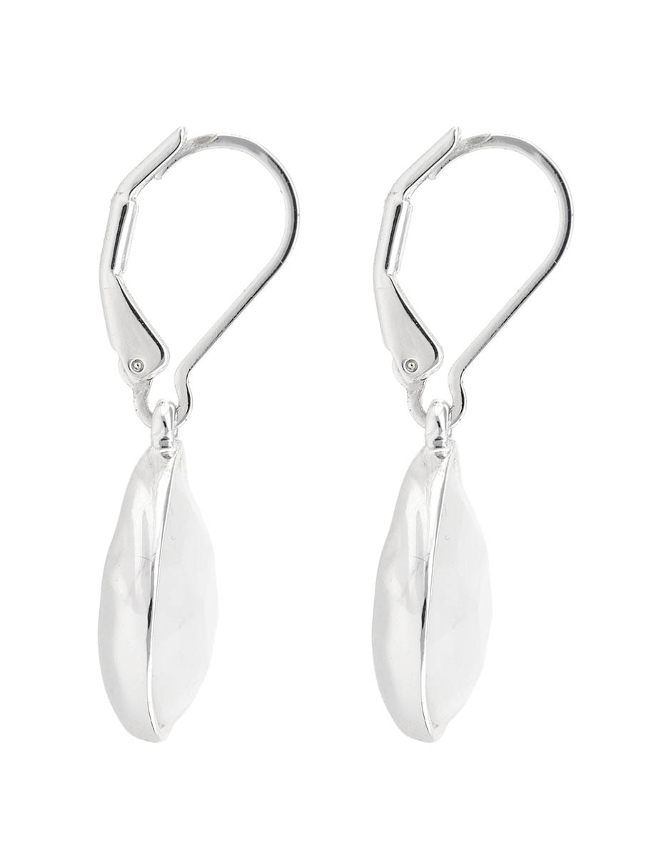 Aretes Largos De Gota Con Acabado Esmaltado 3
