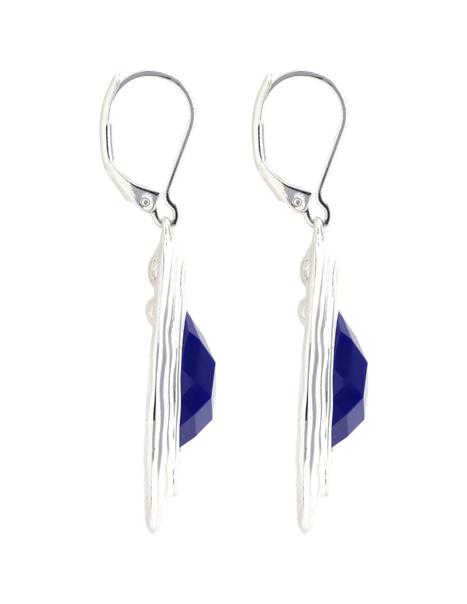 Aretes Largos De Gota Con Acabado Brillante 3
