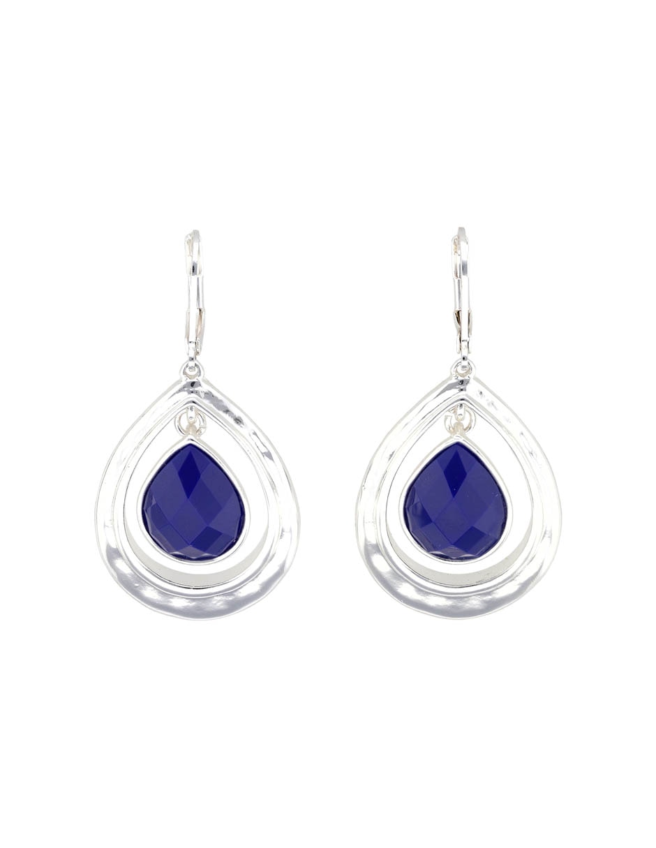Aretes Largos De Gota Con Acabado Brillante Aretes Largos De Gota Con Acabado Brillante