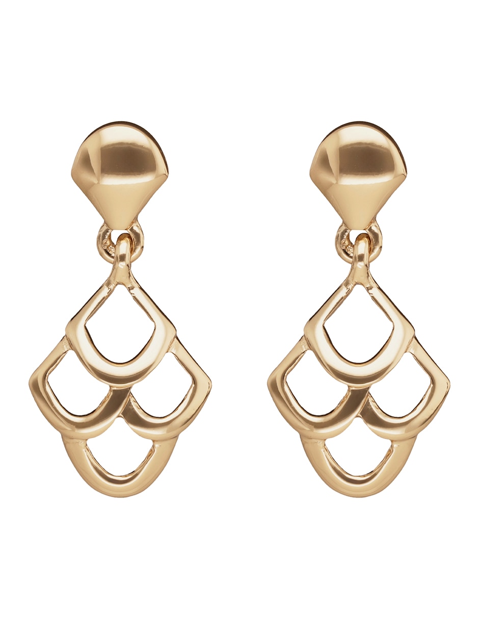 Aretes cortos Under The Sea con acabado brillante 1