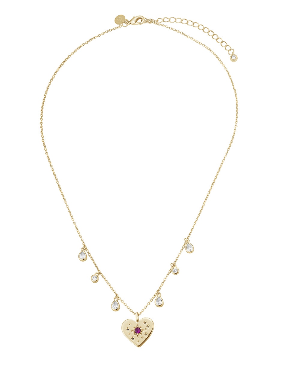 Collar de corazón Golden