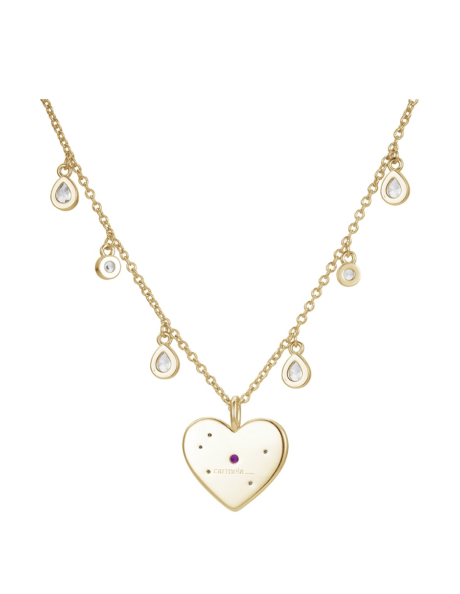 Collar de corazón Golden 2