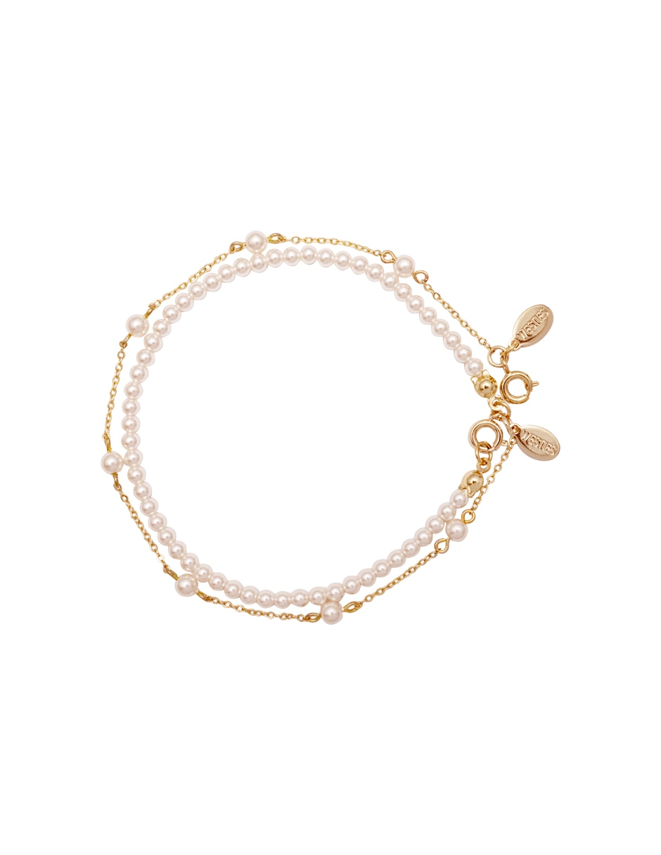 Pulsera Westies con perla acabado pulido