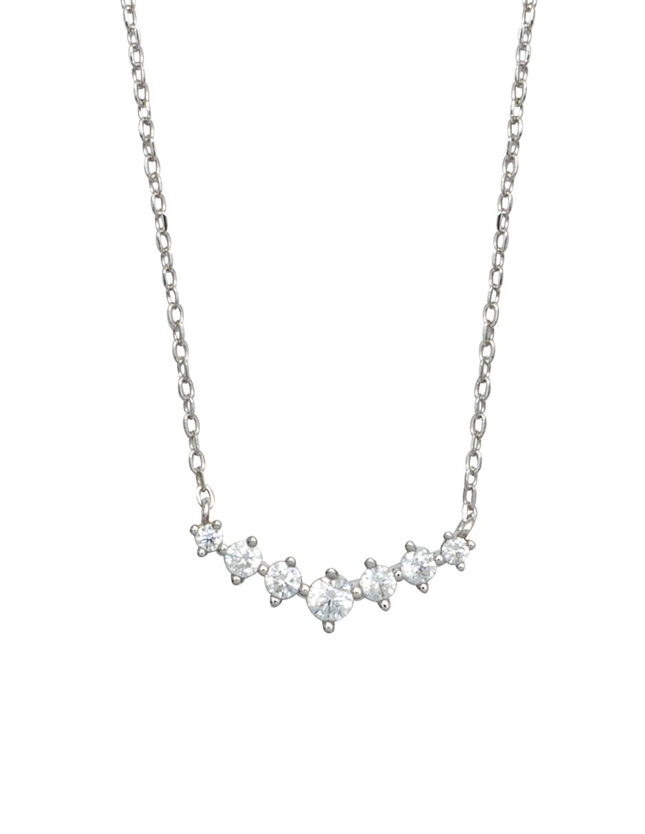 Collar Carré de plata P 925