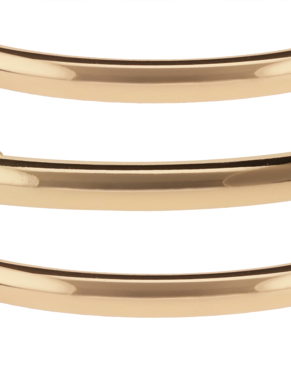 Pulsera nine west de aleación de metal golden mesh acabado