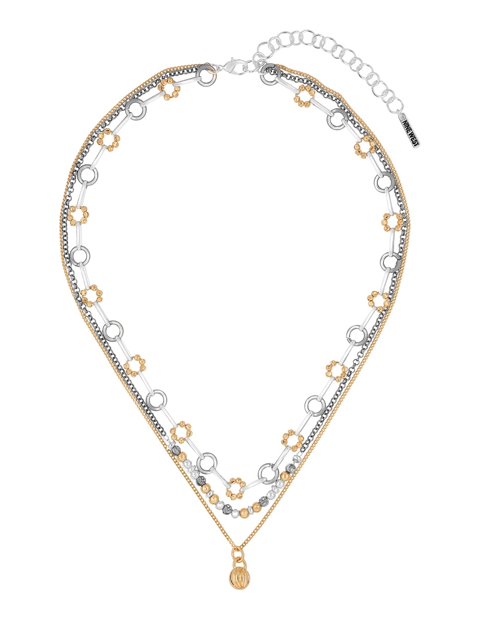 Collar Tritone Faceted Beads
