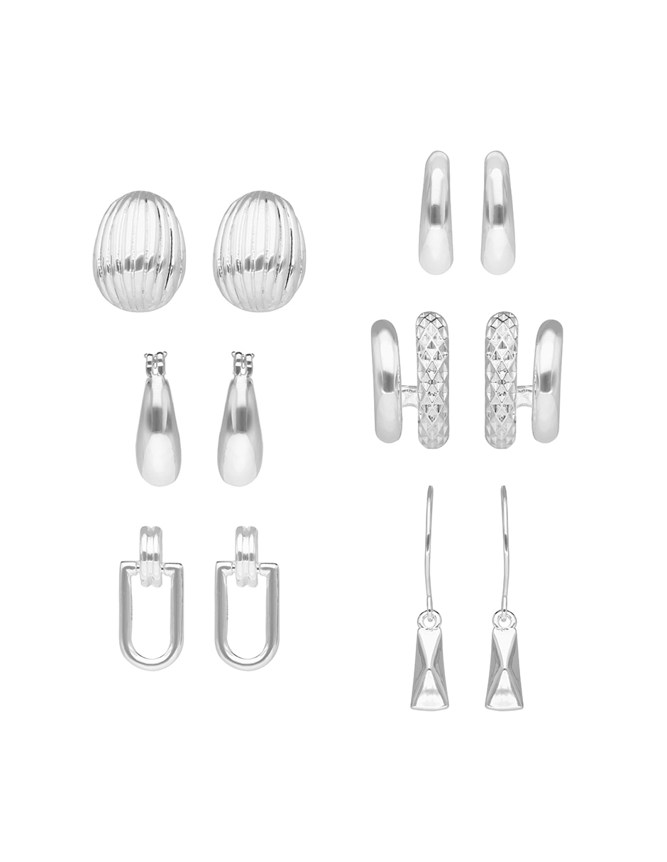 Corto De (Si Aplica) Circular Metal Ears 1 Nov 25 De Aleación Metálica Sin Kilataje Con Acabado Pulido Sin Gema
