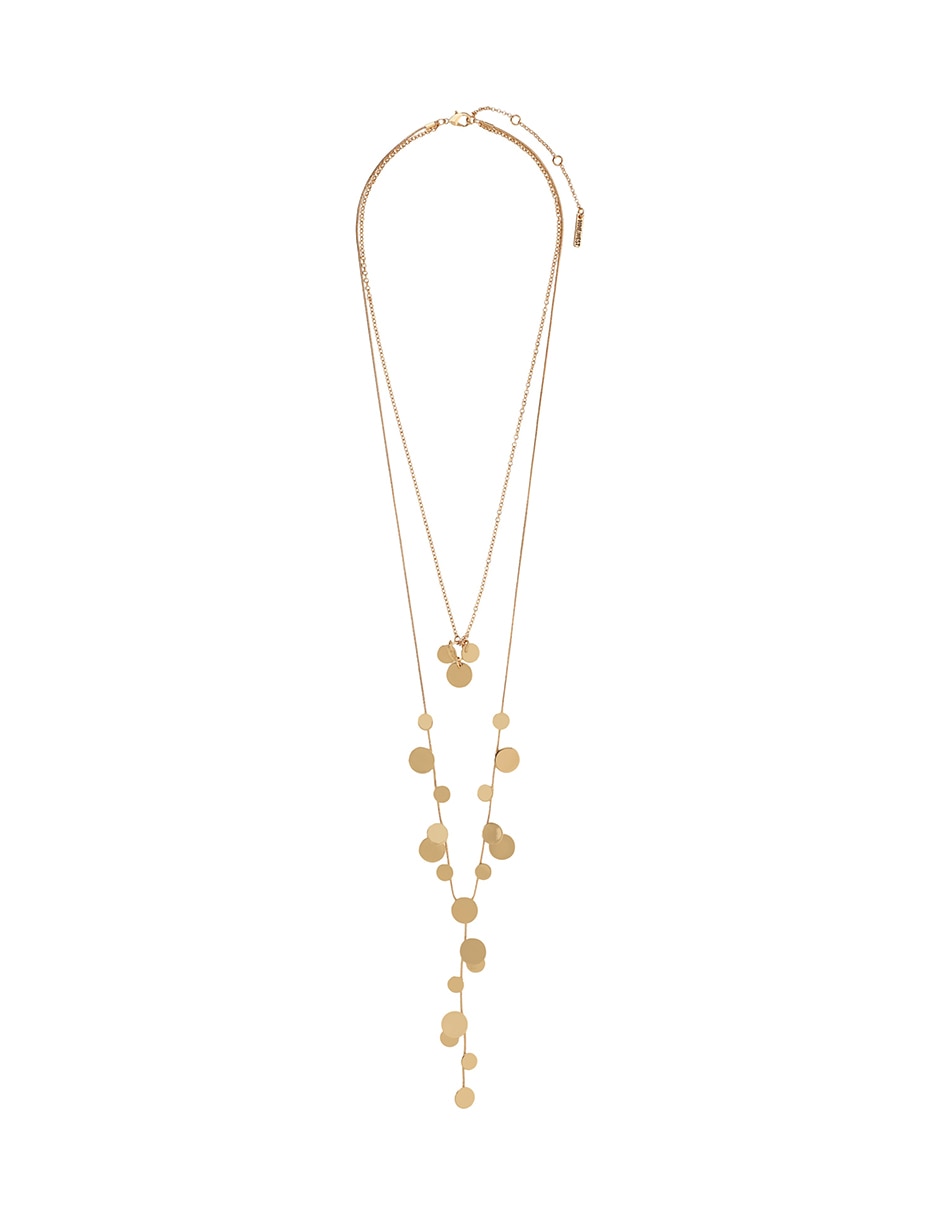 Collar gota Gold Discs 1