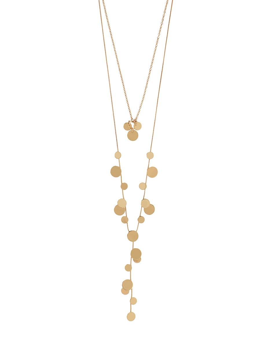 Collar gota Gold Discs
