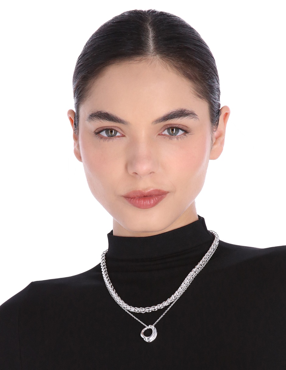 Collar Silver Waves 3