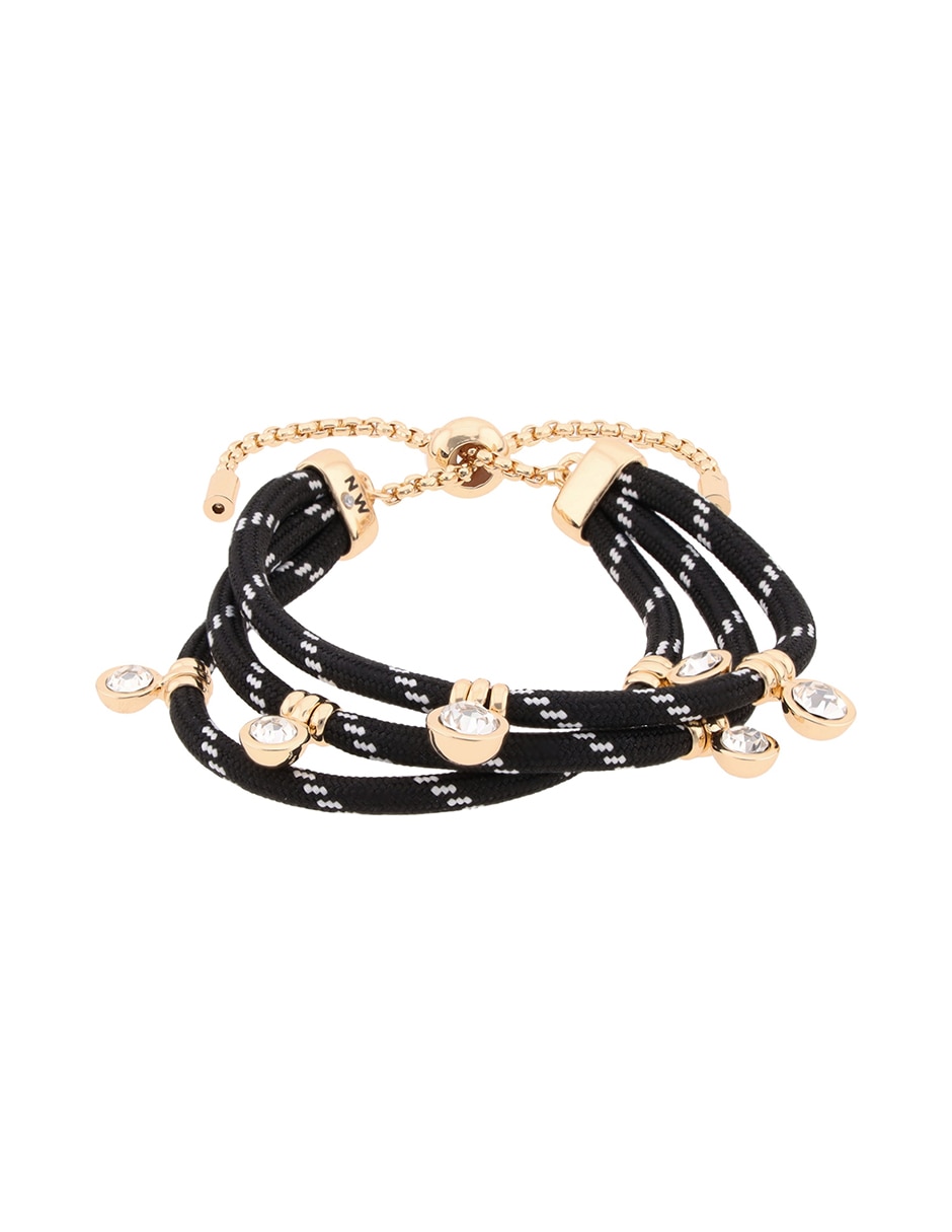 Pulsera nine west de aleación de metal corded color acabado