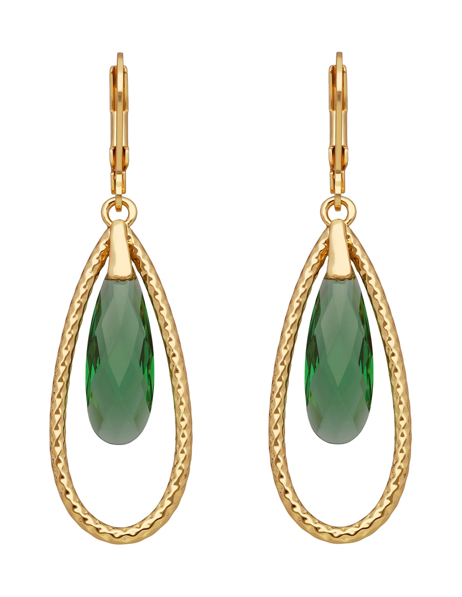 Aretes de gota Key Item Color con acabado brillante 1