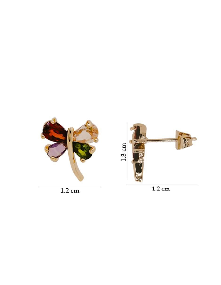 Aretes y collar de libélula zirconia Aretes y collar de libélula zirconia