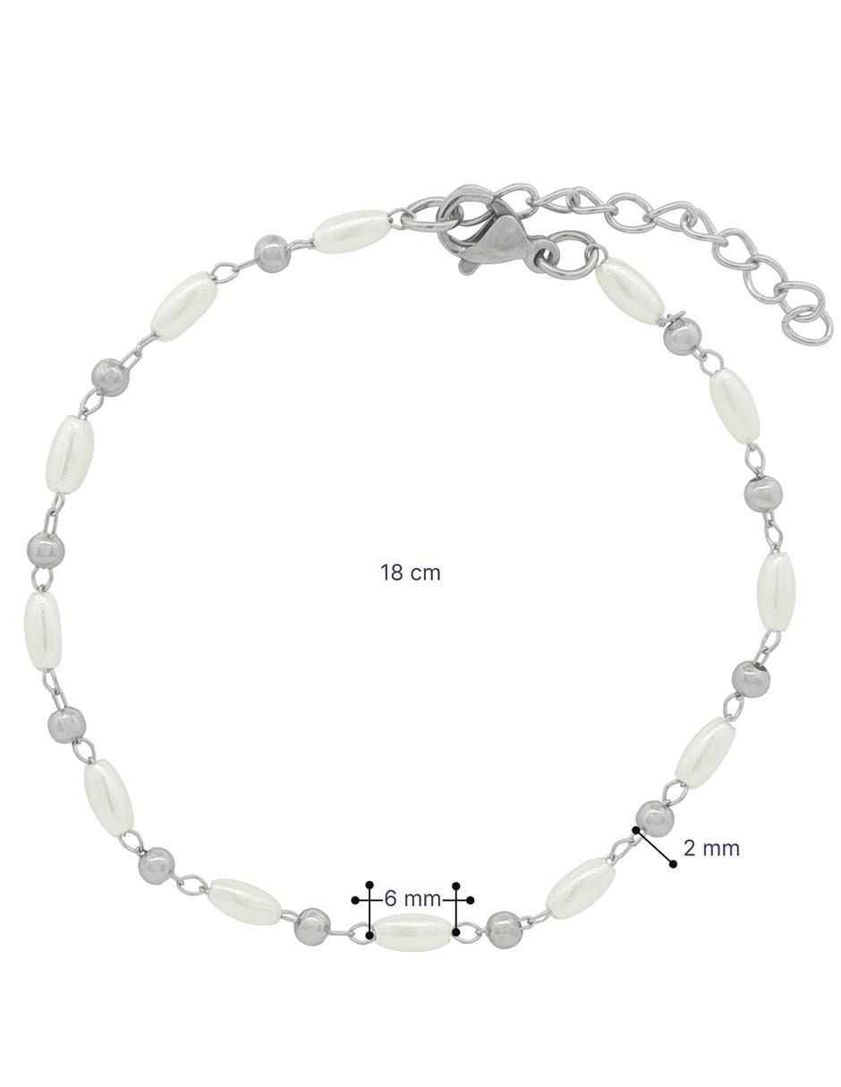 Pulsera Horoz con perla acabado brillante