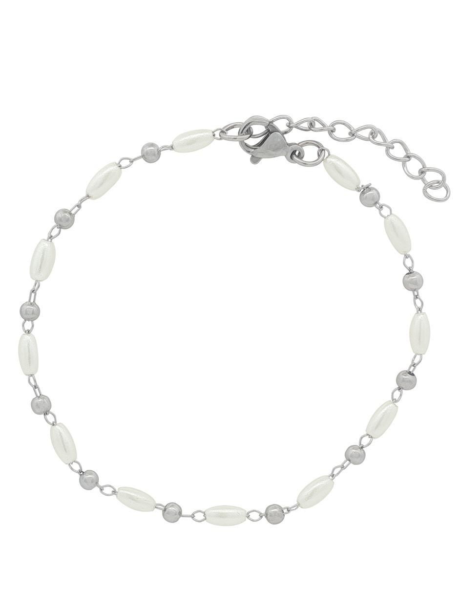 Pulsera Horoz con perla acabado brillante