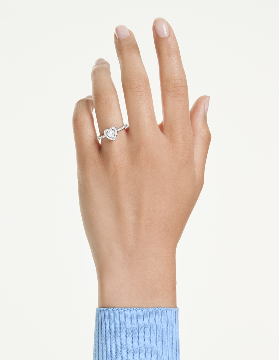Anillo de corazón brillante 2