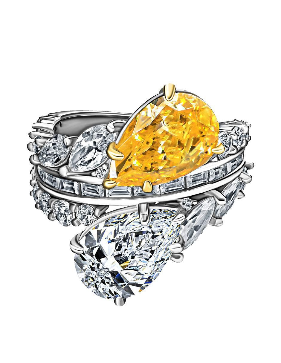 Anillo P 925 de plata zirconia brillante Anillo P 925 de plata zirconia brillante