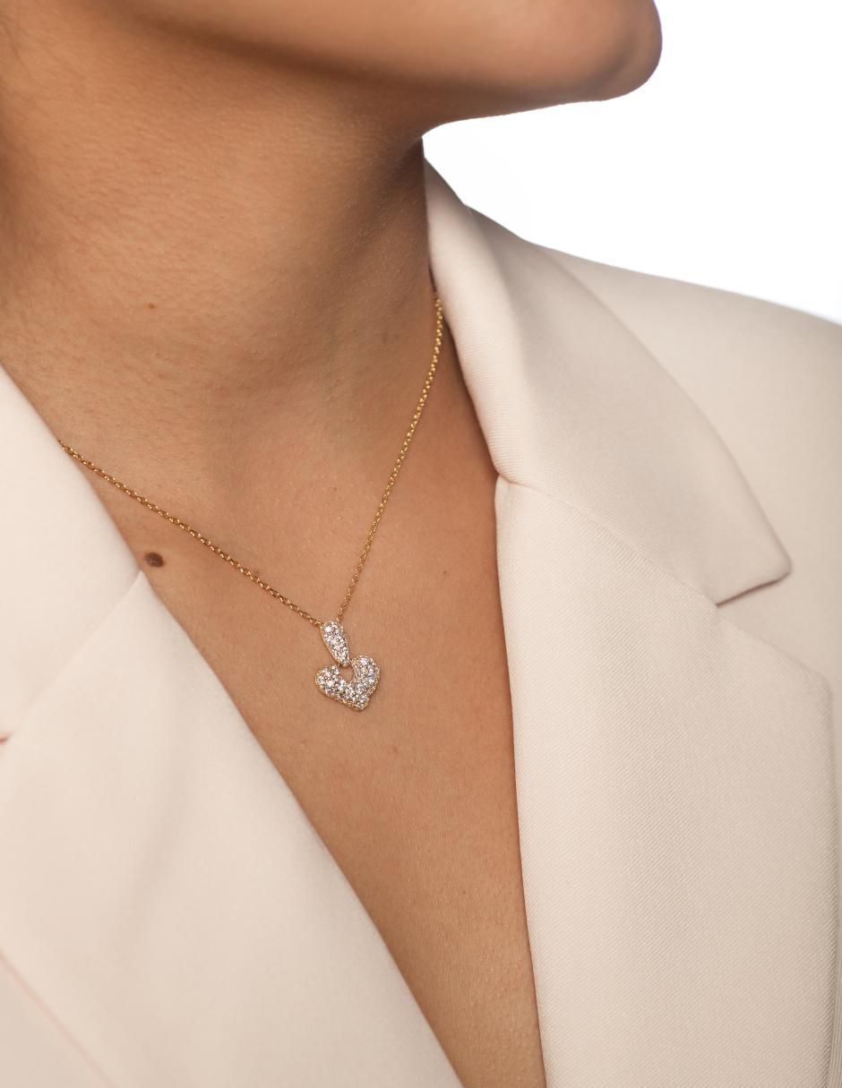 Collar corazón de plata P 925 3