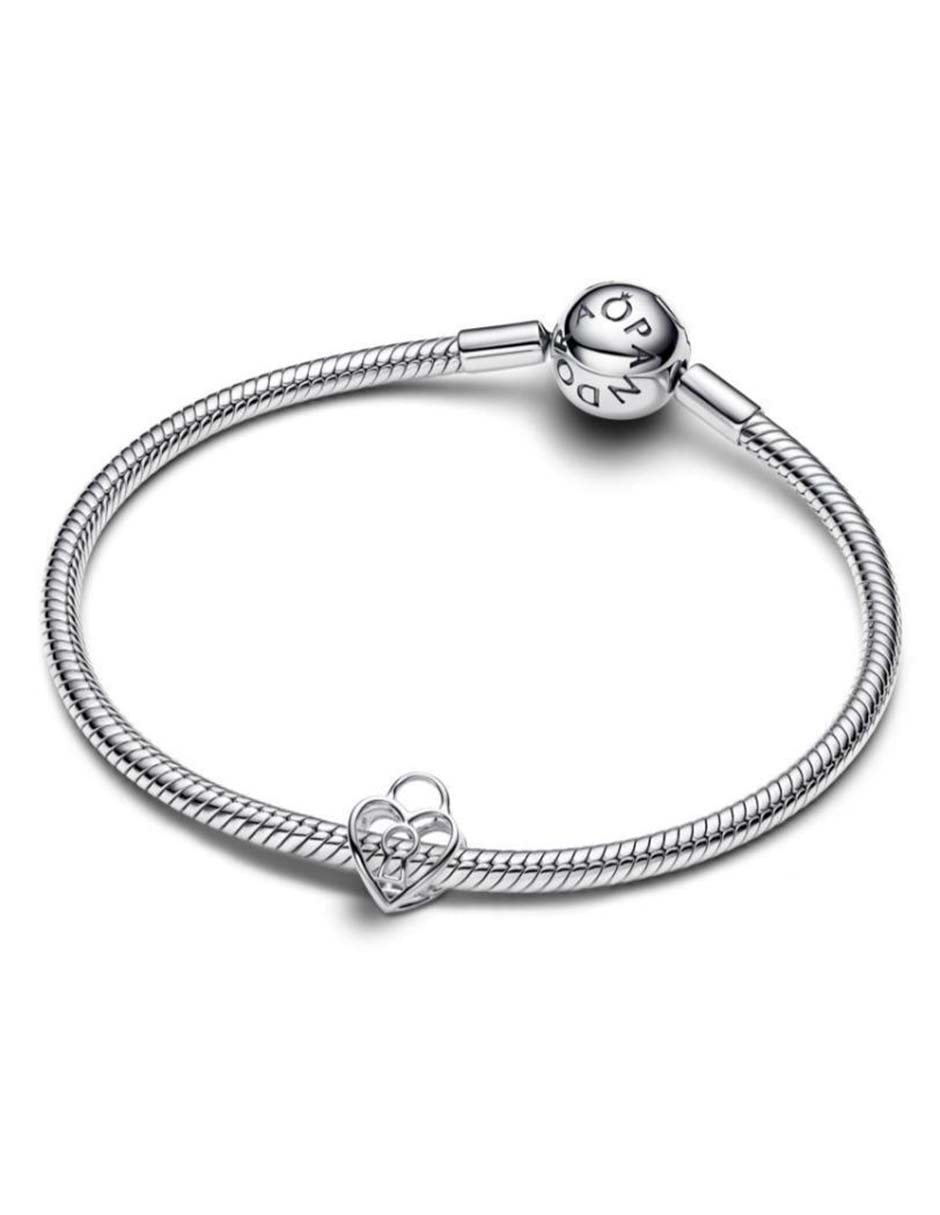 Charm de corazón Moments de plata P 925 4