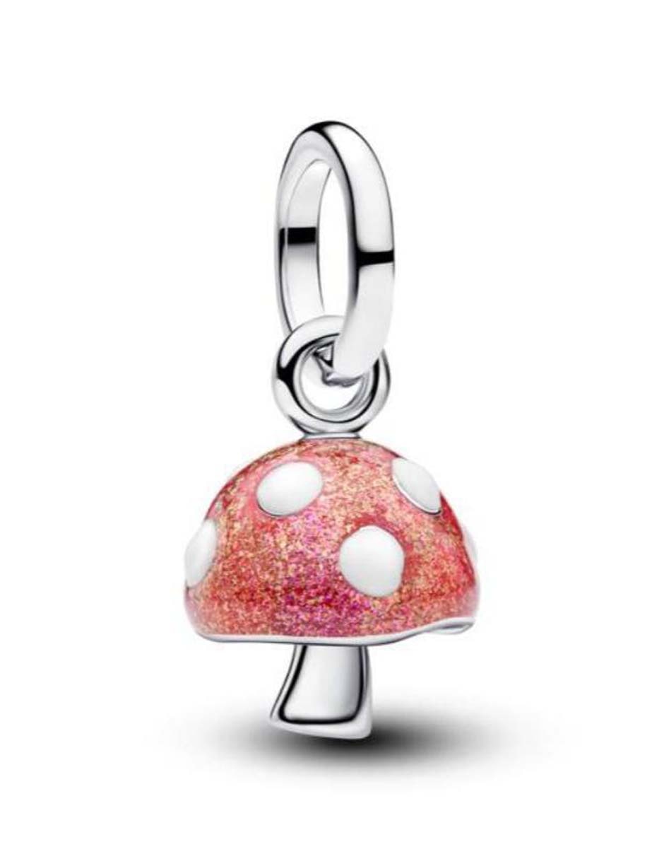 Charm de hongo Pandora Moments de plata P 925
