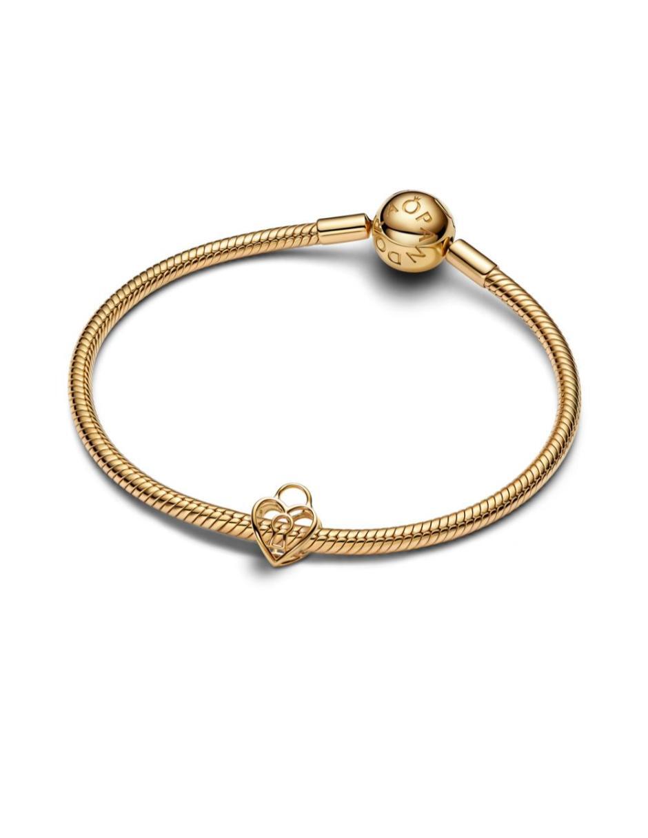 Charm de corazón Pandora Moments de plata P 925