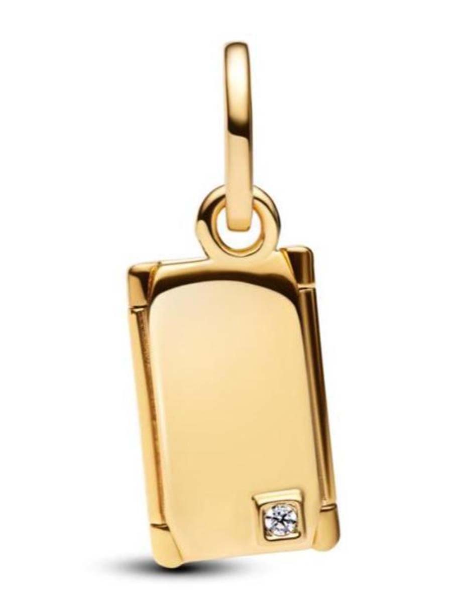 Charm Moments de plata P 925 zirconia cúbica