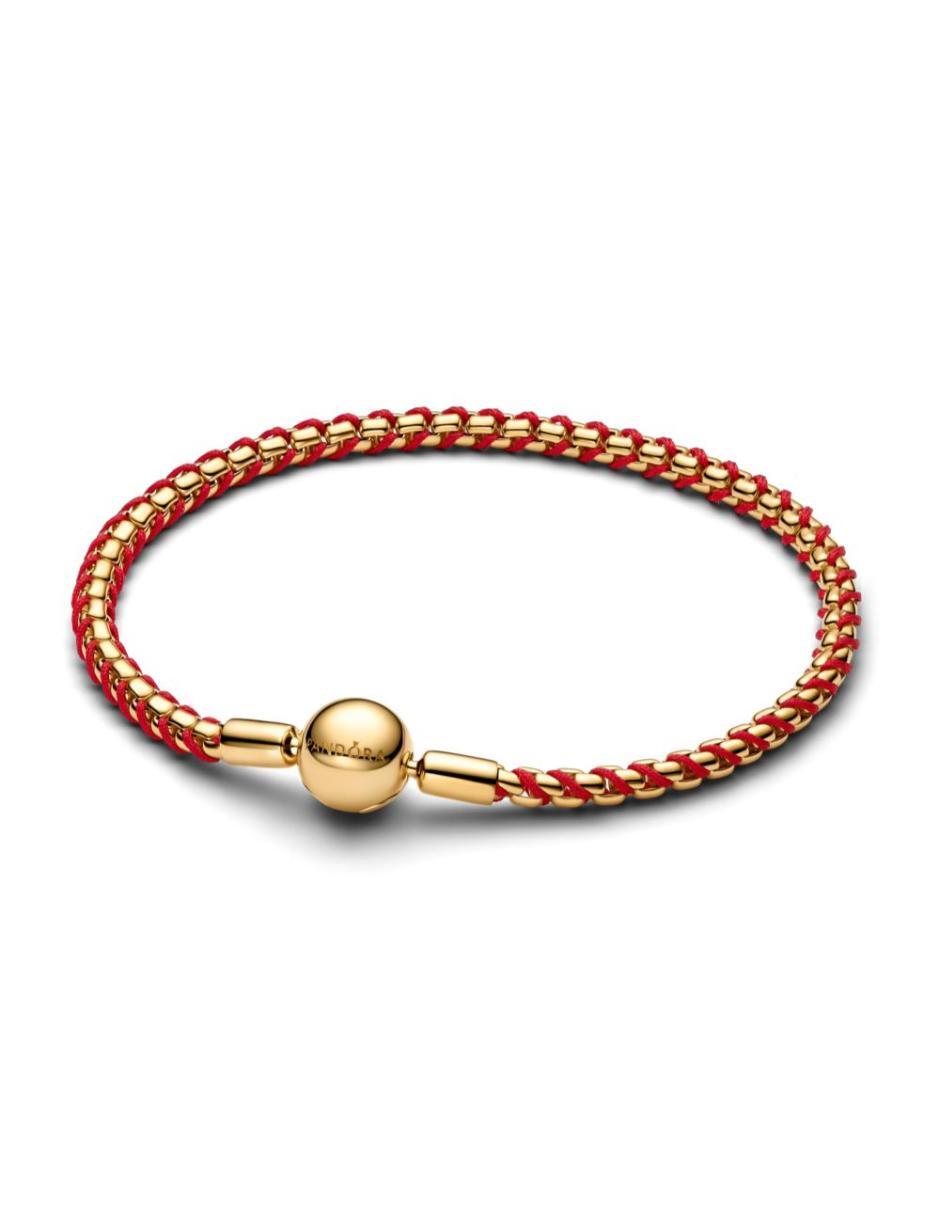 Brazalete de plata P 925 Pandora Moments acabado baño de oro Brazalete de plata P 925 Pandora Moments acabado baño de oro