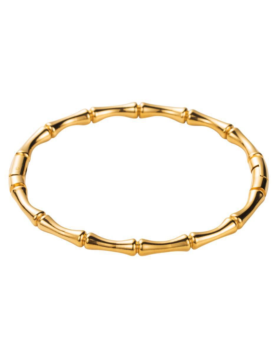 Brazalete de oro laminado con 8 K acabado brillante Brazalete de oro laminado con 8 K acabado brillante