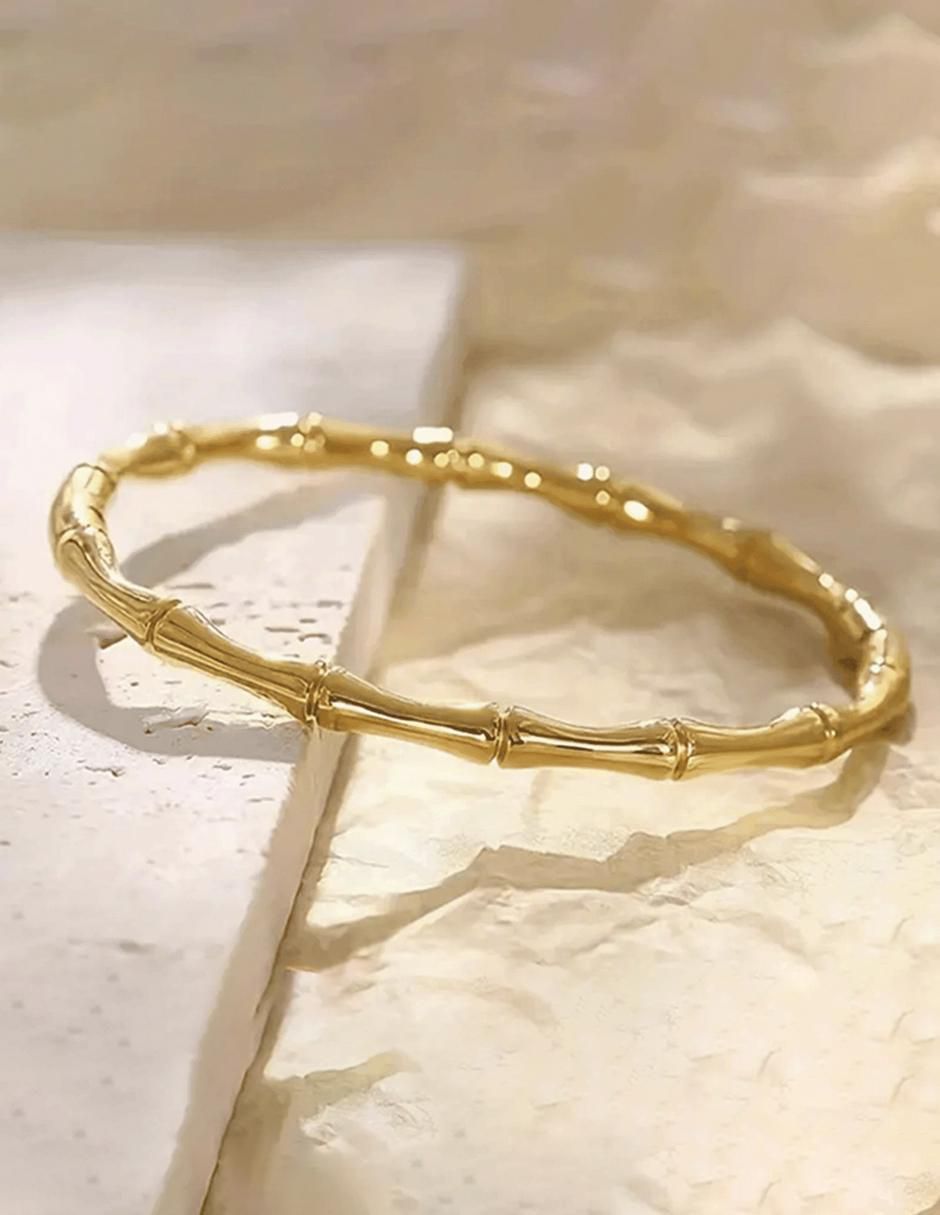 Brazalete de oro laminado con 8 K acabado brillante 4