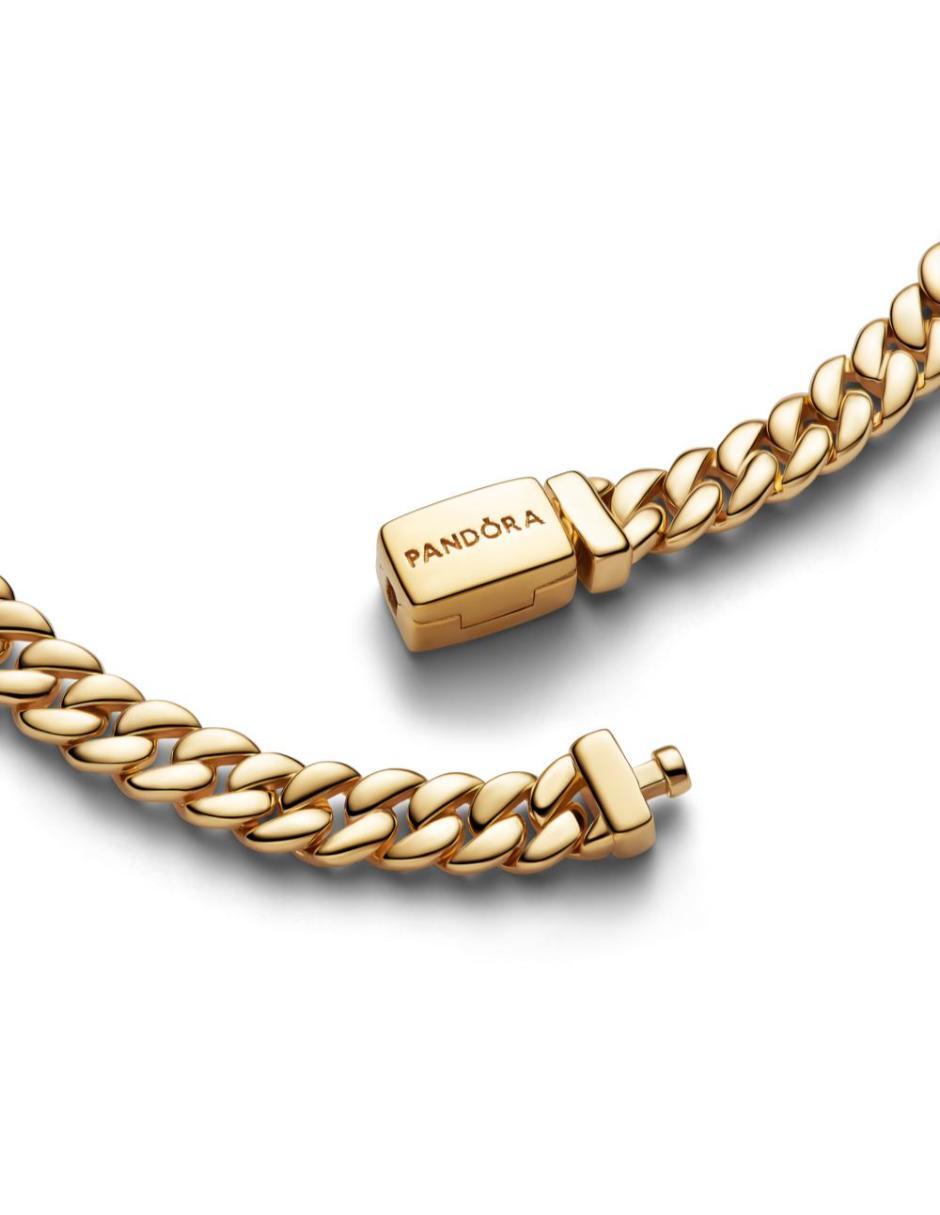 Brazalete de plata P 925 Timeless acabado baño de oro 2