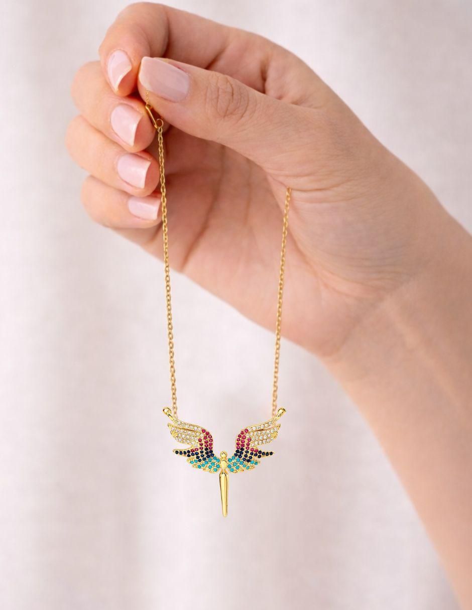 Collar con dije de ángel Alada 2