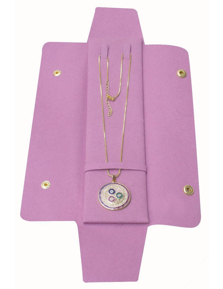 Collar con dije circular Orbis 5