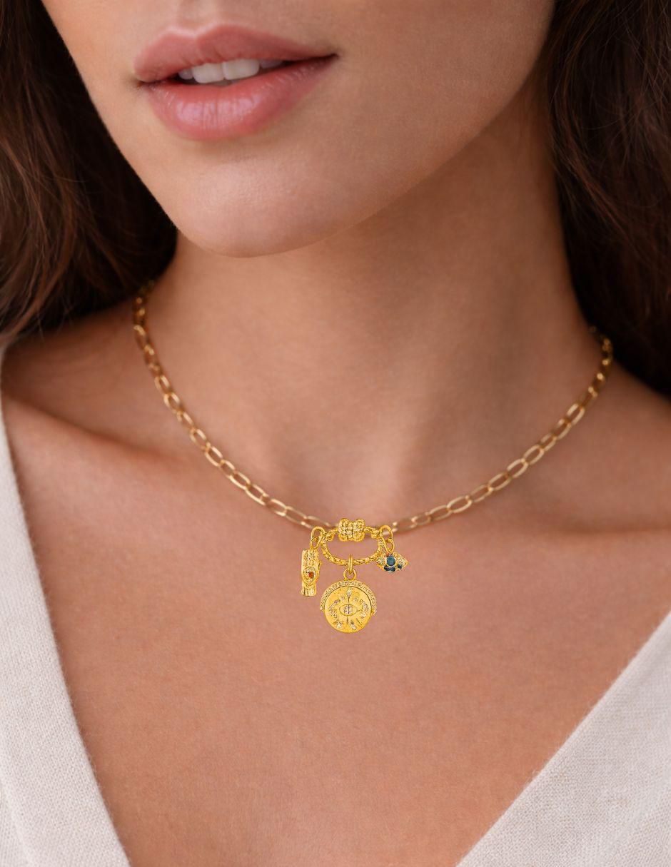Collar con dije circular Auralis 4