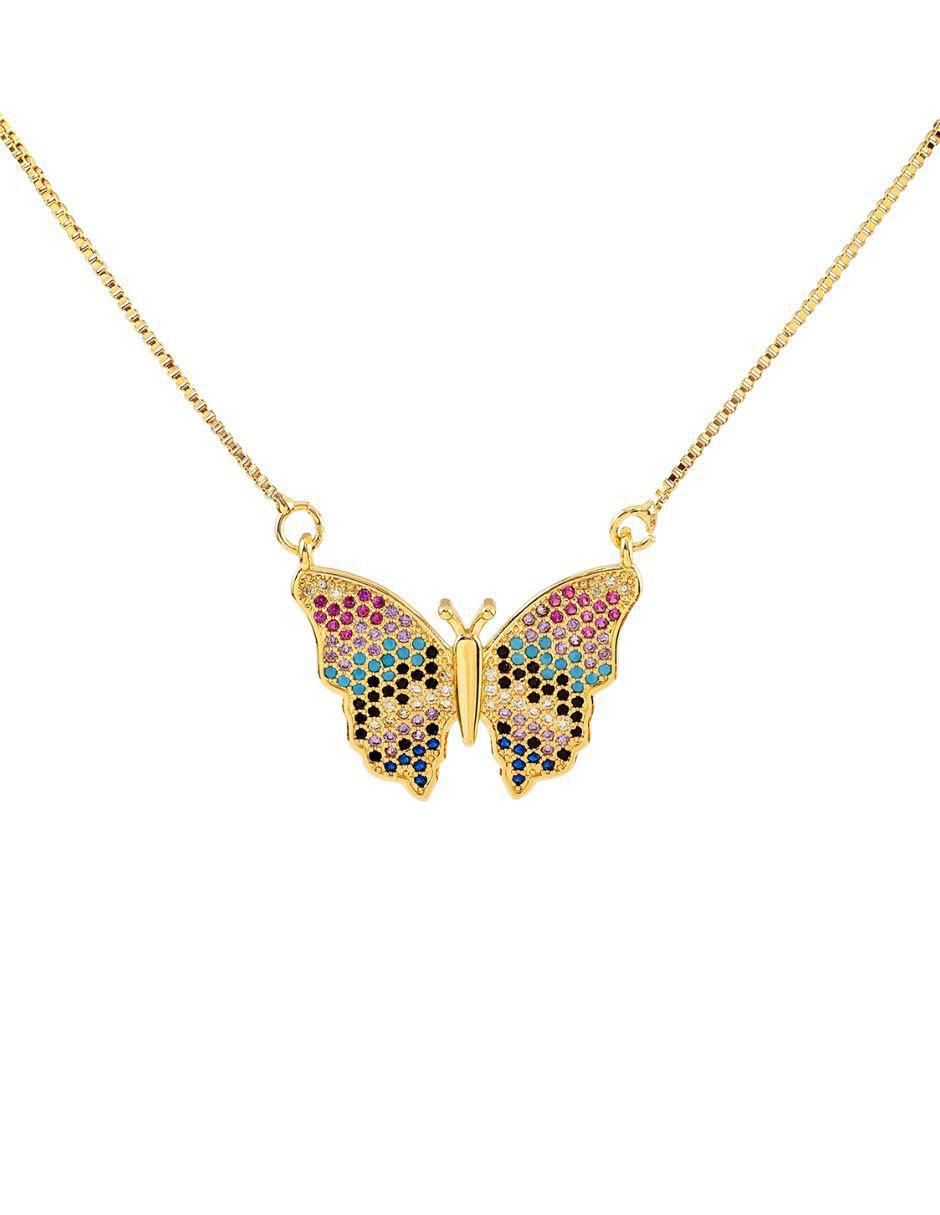 Collar con dije de mariposa Alaria