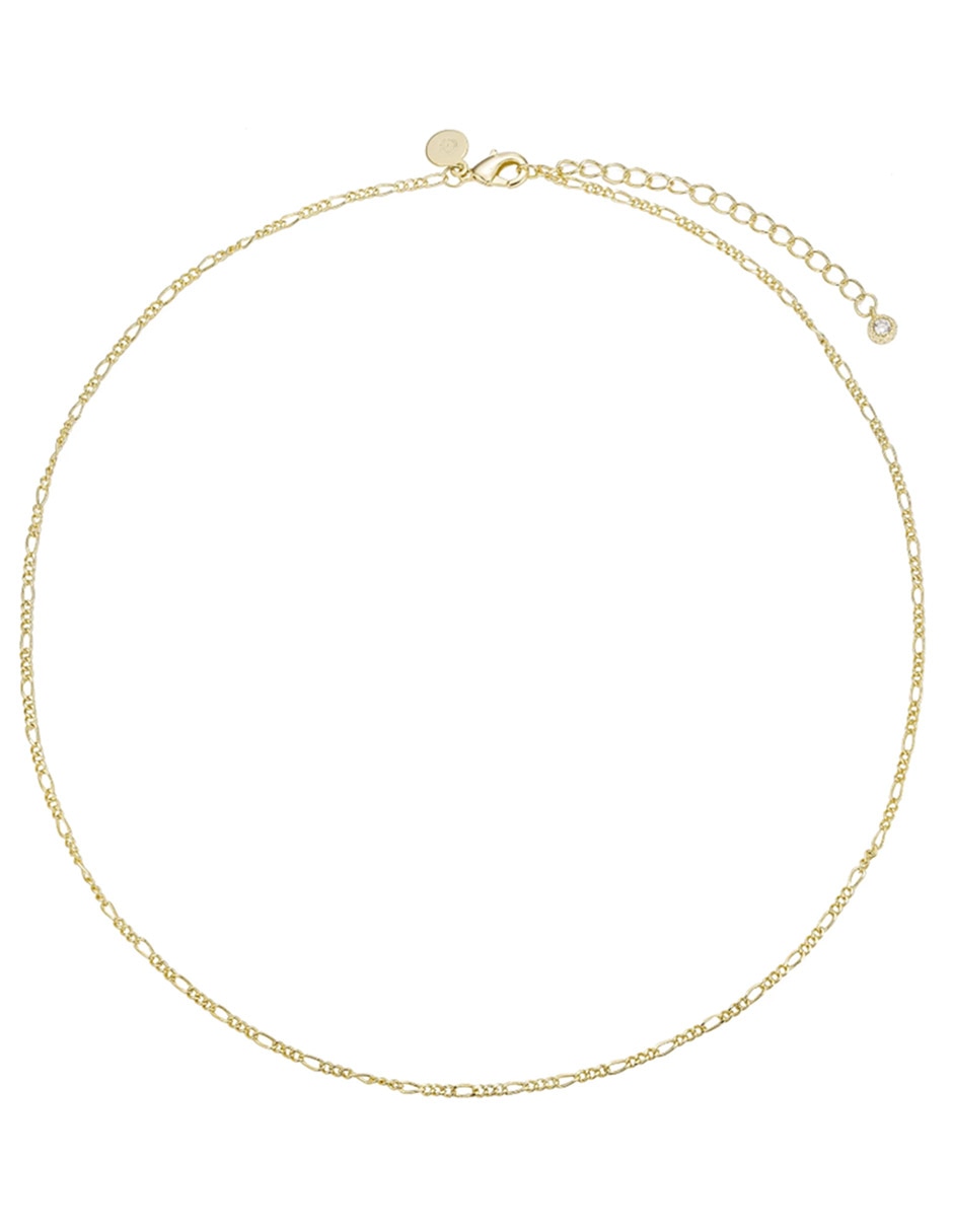 Collar De Irregular Golden De Aleación Metálica 14 K 2