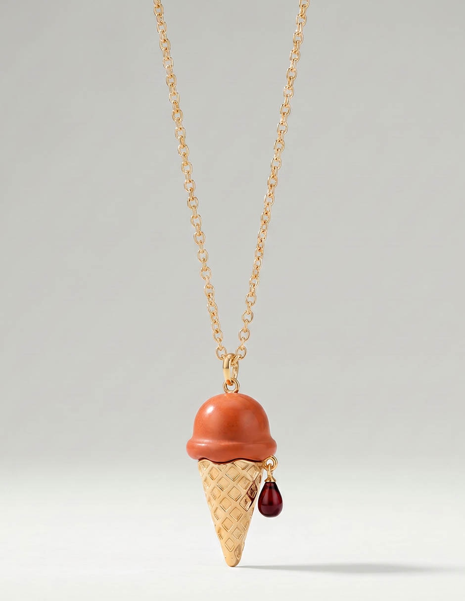 Collar de helado de acero inoxidable