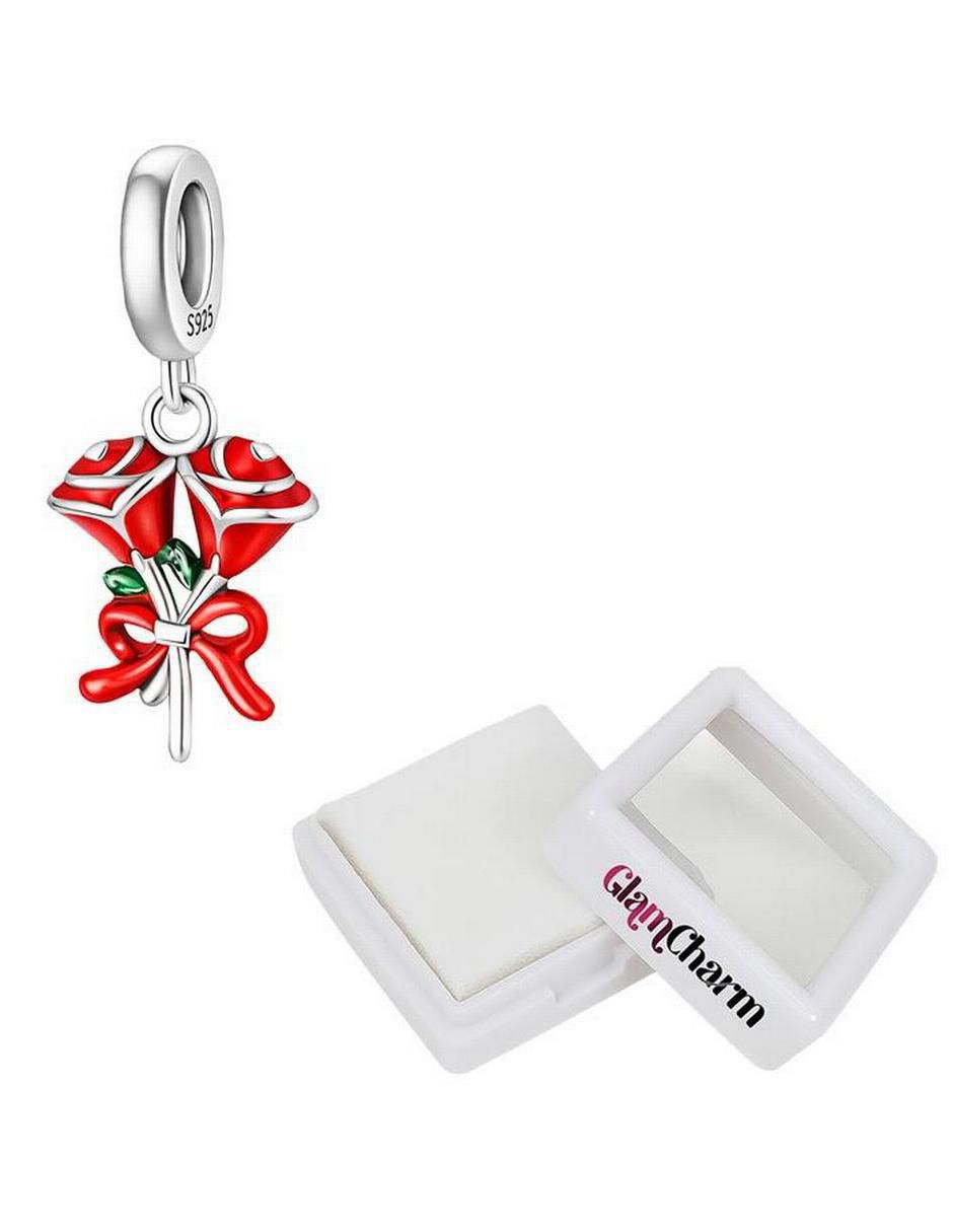 Charm san valentín rosas de plata p 925 3