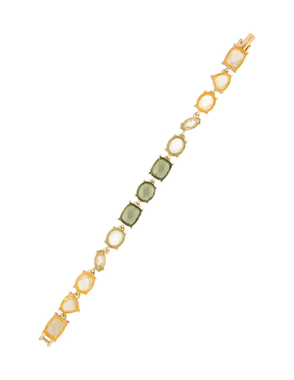 Pulsera anne klein de aleación de metal con semipreciosas tampa acabado