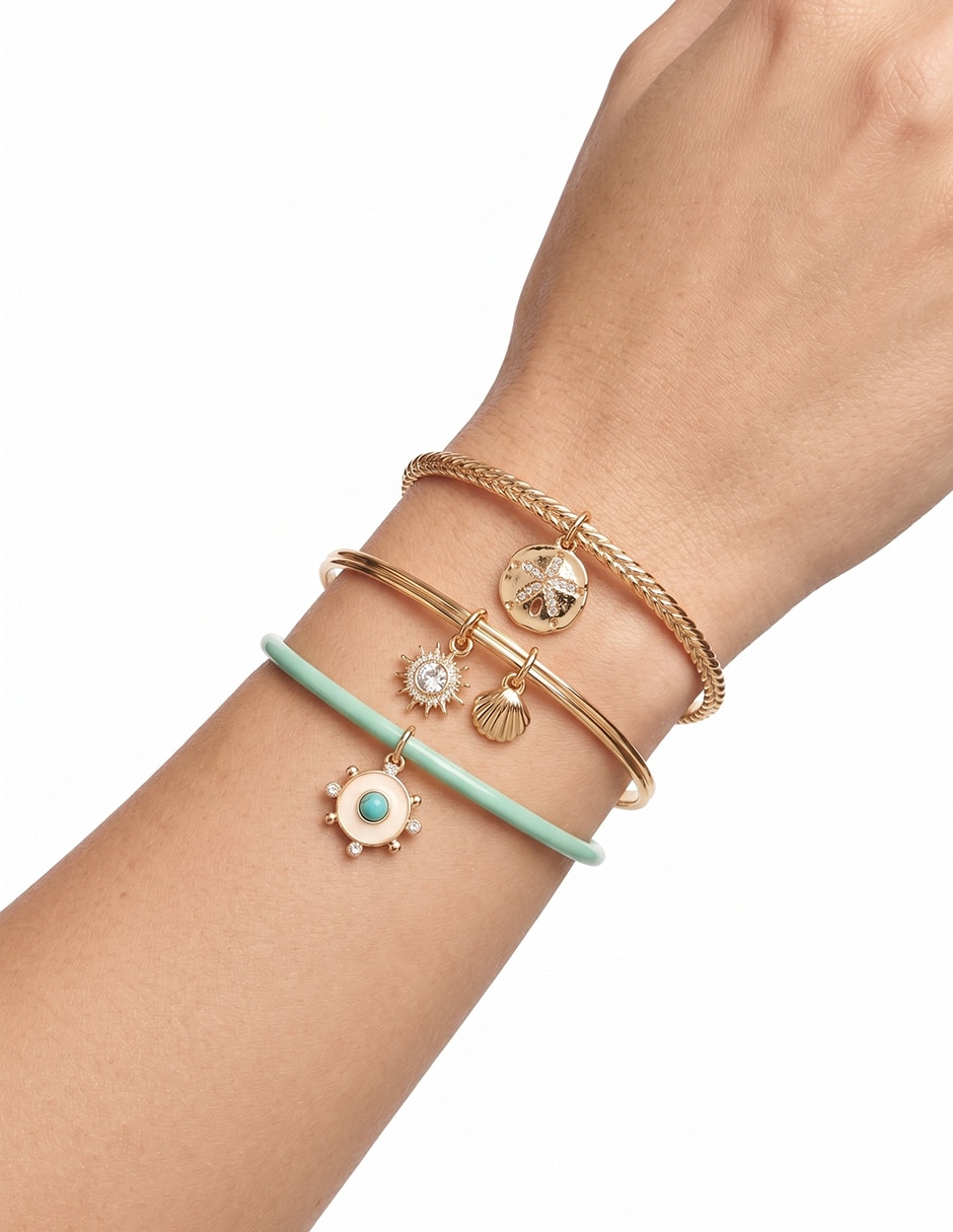 Pulsera con semipreciosas Pensacola BX Bracelets acabado mate