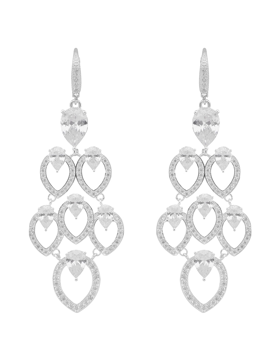 Aretes largos Boca Ratòn con acabado brillante 1