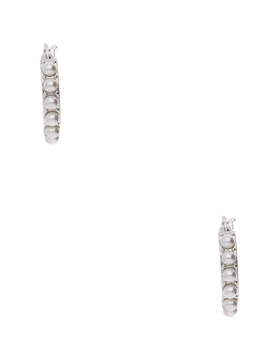 Aretes cortos circular Shimmer and Shine con acabado mate 3