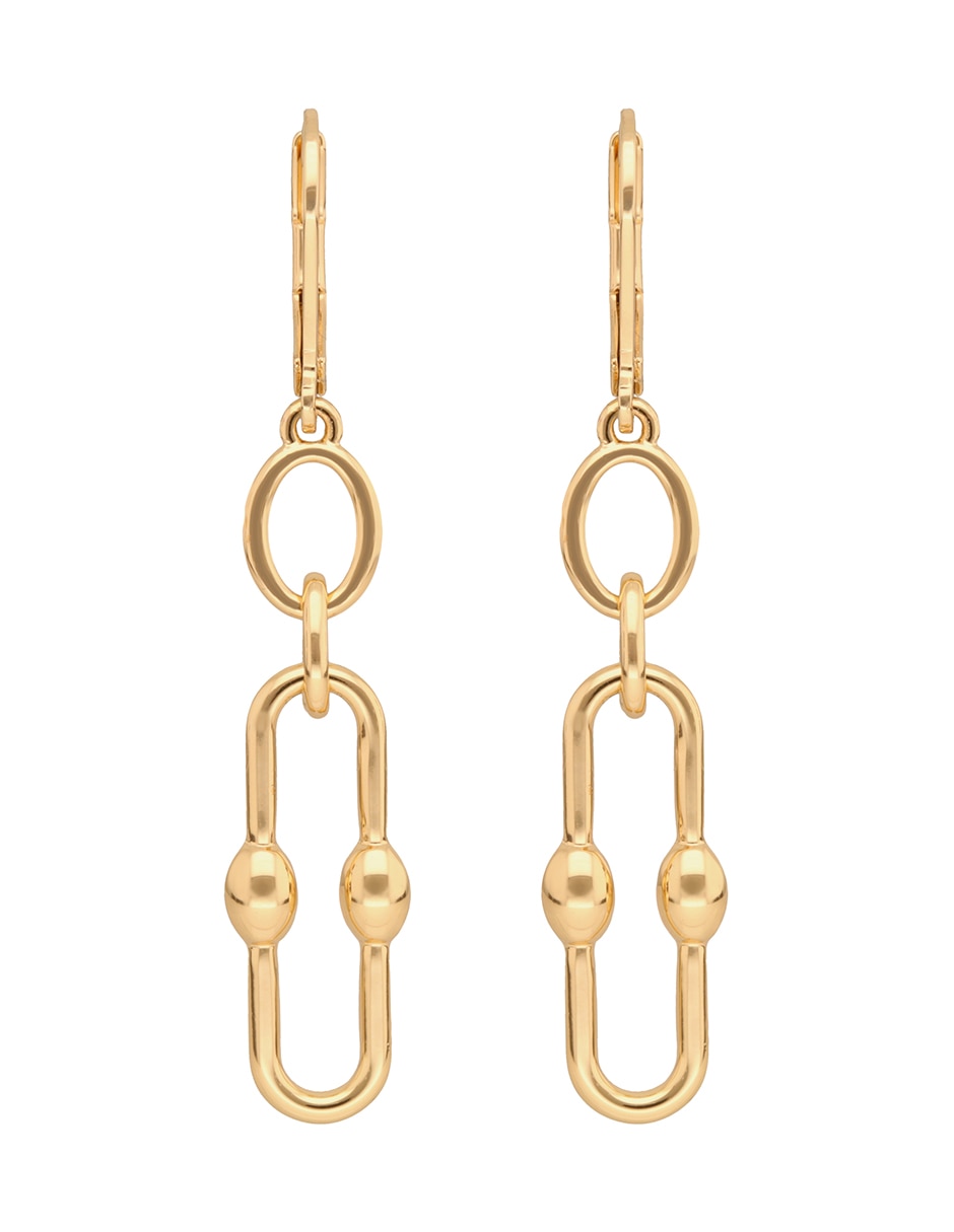 Aretes cortos Sarasota con acabado liso 1