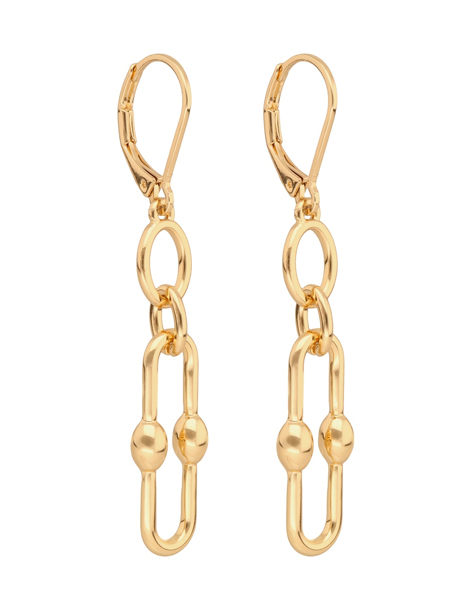Aretes cortos Sarasota con acabado liso