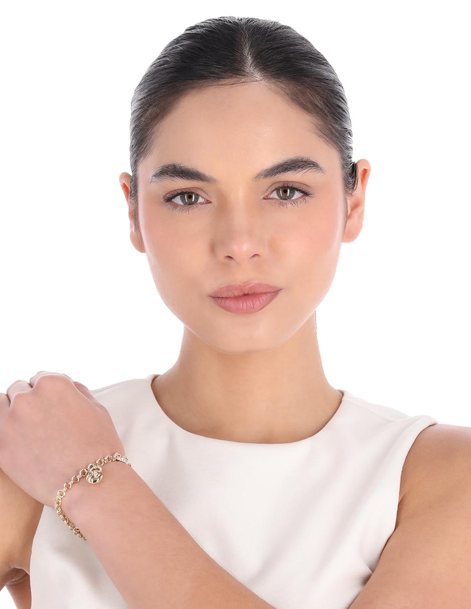 Pulsera con semipreciosas Hailey acabado pavé 3