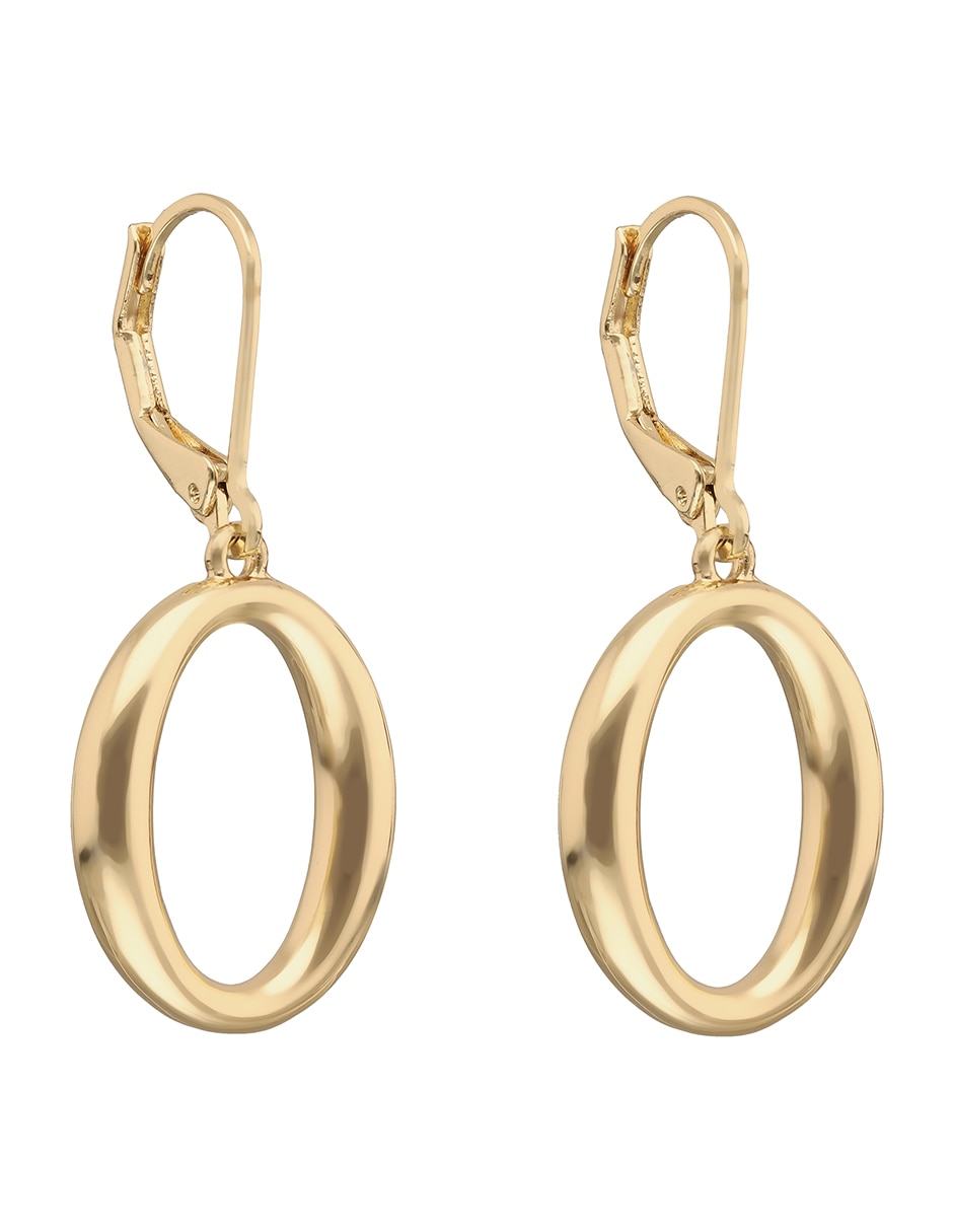 Aretes cortos ovalados Mayport con acabado pulido Aretes cortos ovalados Mayport con acabado pulido